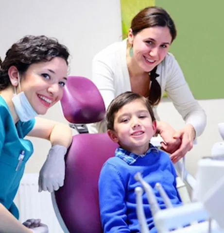 young patient relieved of dental anxiety thanks to sedation options