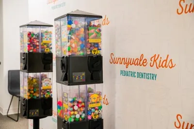 prizes given to kids after their dental appointment at Sunnyvale Kids Pediatric Dentistry